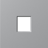 Накладка 1-я для розеток RJ45,TV,SAT, матовый серый, серия A07