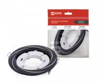 Светильник встраиваемый GX53R-deco ВИХРЬ-BL под GX53 черный IN HOME