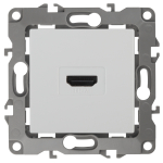 12-3114-01 ЭРА Розетка HDMI, IP20, Эра12, белый (10/100/3200)