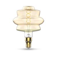 Лампа Gauss Filament BD180 8W 560lm 2400К Е27 golden flexible LED 1/4