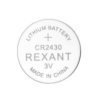 Батарейка литиевая CR2430 3В блистер 5 шт. REXANT