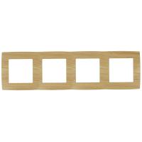 12-5004-11 ЭРА Рамка на 4 поста, Эра12, сосна (10/100/2000)