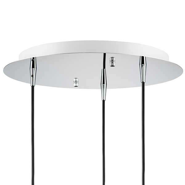 803057 Подвес PENTOLA 3х25W G9 ХРОМ/ДЫМЧАТЫЙ