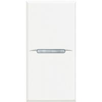 BT Axolute White Axial Выключатель кнопочный (NO контакт) 16 А 1 мод