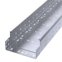 Лоток перфорированный Профи INOX (AISI 316) 200х100x6000 (1,5 мм) (12 м/уп) Промрукав