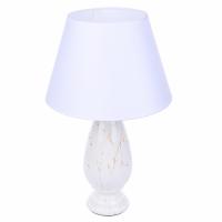 8218/1T CLASSI LN25 379 белый, керамика/текстиль Настольная лампа Е27 1*60W 220V SHARLIN