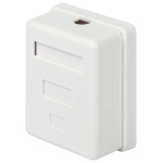 RJ01UN-1  Розетка компьютерная RJ-45 ЭРА RJ01UN-1 категория 5е неэкранированная 1-порт
