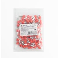 Наконечник штыревой втулочный изолированный НШВИ 10-12, LD405-1012 (упаковка 100 шт)