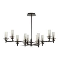 6555/12C CLASSI LN25 30 черный/дымчатый/металл/стекло Люстра потолочная E14 12*40W 220V MADONNA