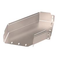 Угол горизонтальный 90 градусов Стандарт INOX (AISI 409) 200х80 Промрукав