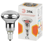 R50-60-E14-230  Лампа накаливания ЭРА R50-60-E14-230 60Вт 230В рефлектор цветная коробка E14