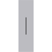 Кл 1 модульная (СЕРЫЙ МАТОВЫЙ) MEITON AS01