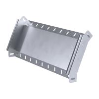 Угол вертикальный внешний 90 градусов Стандарт INOX (AISI 316) 500х50 Промрукав