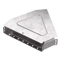 Угол горизонтальный 45 градусов с крышкой Стандарт 400х80 Промрукав