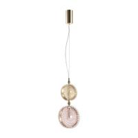 5412/13LA L-VISION ODL_EX23 152 золотой/желтый/розовый металл/стекло Подвес LED 13W 4000K CARAMELLA