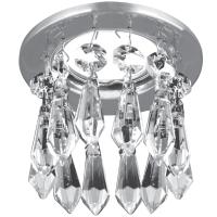 PT003 Светильник Gauss Brilliance  Кристалл/Хром  Gu5.3 1/30