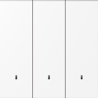 Клавиша 3-я с подсветкой, глянцевый белый, серия S08