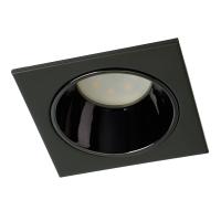 Светильник встраиваемый Feron DL3112 потолочный MR16 G5.3  черный + черный хром