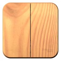 BLANCA О/У 2-клавишный ВЫКЛЮЧАТЕЛЬ (сх.5) ИЗОЛ.ПЛ., 10А, 250В, ЯСЕНЬ