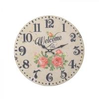 612954 Часы настенные декоративные  L34 W2 H34 см  (1хАА не прилаг.)