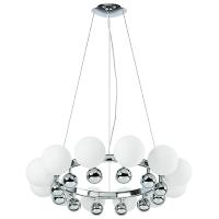 801124 Люстра SFERETTA 12х40W G9 ХРОМ/БЕЛЫЙ