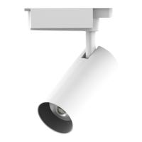 Светильник трековый Gauss цилиндр 24W 1830lm 4000K 180-220V IP20 65*206мм белый линза 36º LED 1/40