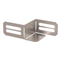 Переходник упрощённый горизонтальный Стандарт INOX (AISI 409) на 50 мм Н50 Промрукав