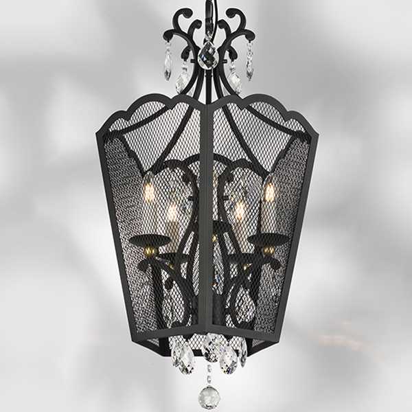 744157 Люстра CASTELLO 5х40W E14 ЧЕРНЫЙ/ЗОЛОТО