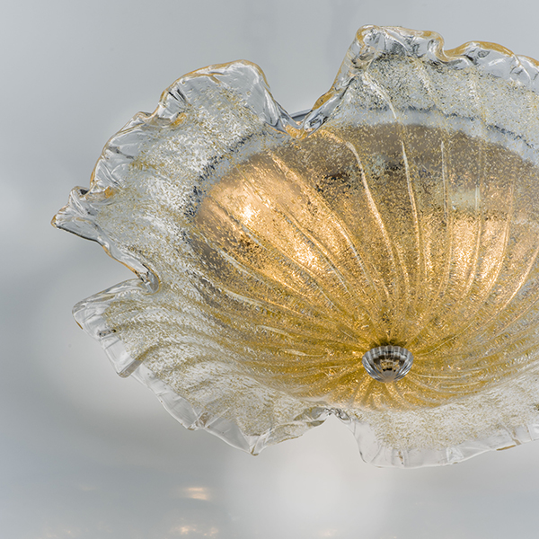 601053 Люстра MURANO 5х40W E14 Ambra