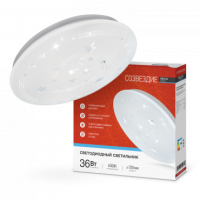 Светильник сд серии DECO 36Вт 230В 6500К 2340Лм 380х55мм СОЗВЕЗДИЕ IN HOME