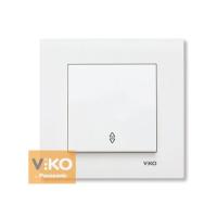 90960004 Выключатель 1-кл проходной белый VIKO KARRE