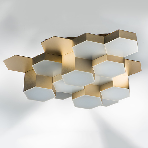 750121 Люстра потол FAVO LED-60W 2880LM Satin Gold 3000K