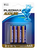 Батарейки Pleomax LR03-4BL Alkaline (40/400/25600)