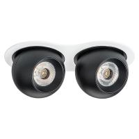 i6267474 Светильник INTERO LED 9W*2 850LM*2 24G БЕЛЫЙ/ЧЕРНЫЙ 4000K (217626+217074+217074)