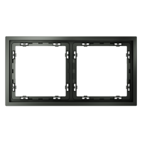 Рамка пластиковая VOLTUM S70 на 2 поста, (титан)