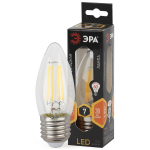 Лампочка светодиодная ЭРА F-LED B35-7W-827-E27 Е27 / Е27 7Вт филамент свеча теплый белый свет