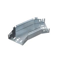 Угол горизонтальный 45 градусов Профи INOX (AISI 316) 100х80 (1,0 мм) Промрукав