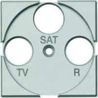 BT Axolute Алюминий Лицевая панель для розеток TV+FM+SAT