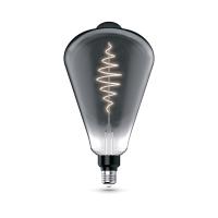 Лампа Gauss Filament ST164 8.5W 165lm 1800К Е27 gray flexible LED 1/6