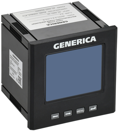 Мультиметр цифровой щитовой трехфазный RS-485 96х96мм LCD GENERICA