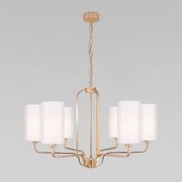 Подвесная люстра с тканевыми абажурами 60128/6 золото