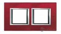 BT Axolute Рубин Рамка 2+2 мод прямоугольная (надпись горизонтально)