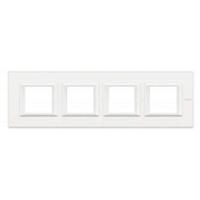 BT Axolute White Рамка 2+2+2+2 мод прямоугольная горизонтальная