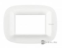 BT Axolute Белый Corian Рамка 3 мод эллипс