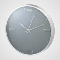 Часы в Металлическом Серебристом Корпусе Silver Shine (Серые)