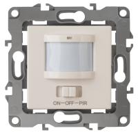 12-4104-02 ЭРА Датчик движения 3-проводной, 180-240В, 400Вт, IP20, Эра12, слоновая кость (6/60/1800)