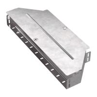 Переходник симметричный с крышкой Стандарт 600х400х80 Промрукав