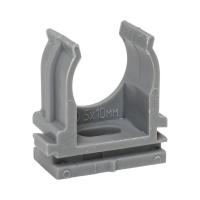 Крепеж-клипса для ручного монтажа d20 мм (10 шт) серая EKF-Plast