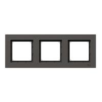 3 - местная рамка, IP44, мокко, пластик Эпика EKF