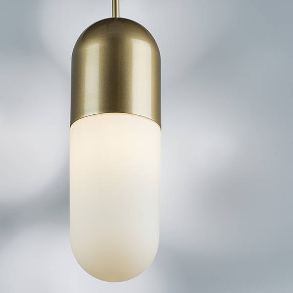 690113 Люстра RAMO 1х40W E27 ШАМПАНЬ/БЕЛЫЙ